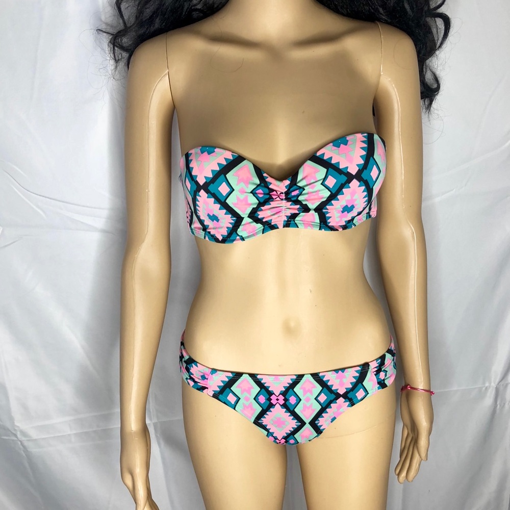 Pacsun LA Hearts Tribal Two Piece Bikini